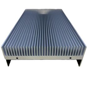 Sirip Pendingin Aluminium CNC dengan Kepadatan Sirip Kustom - Manufaktur Pembuangan Panas Oksidasi Perak