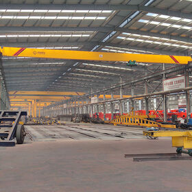 جودة عالية واحدة العارضة Eot رافعة رفع حزم الصلب سعر الميزانية 10ton PLC السيطرة