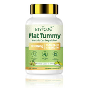 OEM Garcinia Cambogia Tablets 3000mg Natural Plant Extract Dietary Supplement 100 Tablets Supplier