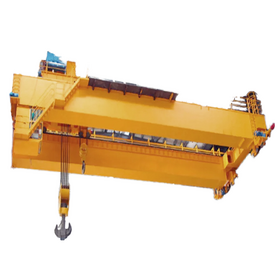 Design europeu Double Girder Bridge Overhead Crane Winch Trolley 400ton gancho forjado para venda