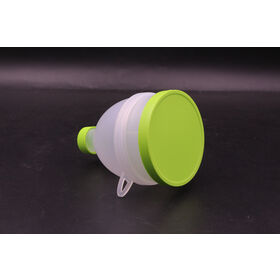 Entonnoir en plastique de 200 ml avec compartiment à pilules, idéal pour bouteilles d'eau et shakers.