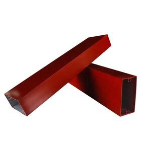 Perfiles de Aluminio Más Vendidos Tubo de Aluminio Industrial Cuadrado Tubo Hueco Estructural de Aluminio