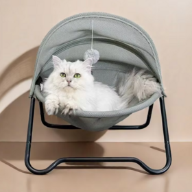 Coussin Hamac Chat de Voyage Lavable et Amovible - Grand Espace, Durable, Fait Main, Structure Stable, Hamac Chat Trampoline