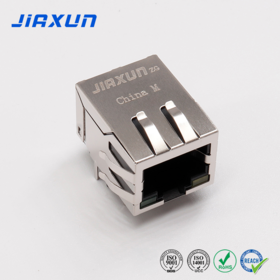 Conector Ethernet ARJM11B1-805-KB-EW2 2.5G 1x1 com filtro de rede, alta velocidade anti-interferência blindada completa para switch/IPC