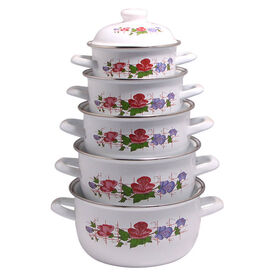 Wholesale Enamel Casserole Pot Set, Newly Designed Competitive Price Cookware for Home Kitchen