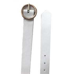 Factory price High quality Wholesale price Promotion of high quality High quality Ladies 100% PU belt, circle buckle
