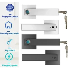 2026 Hot Sell Waterproof Electric Rim Lock Fingerprint Smart Lock Battery Electronic Lock