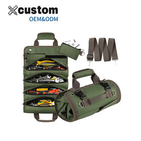 OEM ODM Heavy Duty Portable Tool Bag Roll-Up Customizable Multi-Pocket Tool Organizer Men Women Travel Workshop Storage Bag