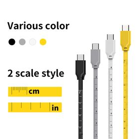 Cabo USB A para Régua OEM ODM Design Interessante, Carregamento e Medição, Produto Patenteado, ODM & OEM, Cabo com Régua