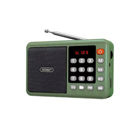 2026 Multifunktionaler tragbarer MP3-Player für ältere Menschen, Mini-Karten-USB-Flash-Laufwerk, BT-Lautsprecher, Taschenlampe, Kunststoff-LED-Anzeige