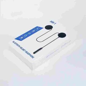 New HM-1 Motorcycle Helmet Headset IPX7 Waterproof with FM Radio & Hands-Free Call Wireless Bluetooth Intercom for Riding