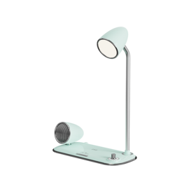 Altavoz con Lámpara de Escritorio y Cargador Inalámbrico 3 en 1 SayRose ZY-66