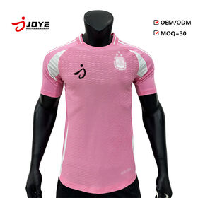 Harga Grosir Pabrik Jersey Sepak Bola Gaya Argentina 2026 Seragam Tim Sepak Bola 100% Poliester Pilihan Logo Bernapas