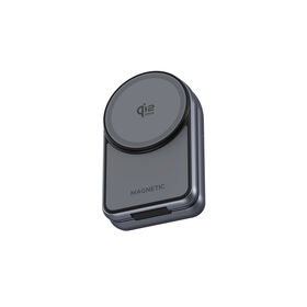 Chargeur sans fil magnétique pliable vertical trois en un en alliage d'aluminium W115 QI2.2