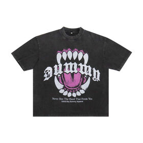 En gros Acide Lavé Unisexe Vintage 220 Gsm Coton T-shirts Surdimensionné Boxy Fit Cropped T-shirt Hommes