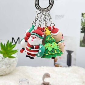 Llavero de PVC personalizado con logotipo | Figura personalizada de dibujos animados llavero para regalos de negocios