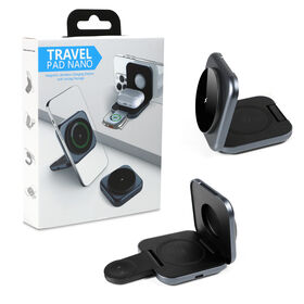 Station de Charge Magnétique Sans Fil Multifonctionnelle Pliable 3 en 1 de 15W de Haute Qualité, Portable, du Fabricant, Vente Chaude