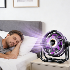 Desktop circulation fan desktop type-c charging three-speed adjustable office home fan Rechargeable Desk Fan
