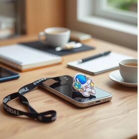 Suporte de Telefone Acrílico de Desenho Animado Barato, Suporte Promocional Mais Vendido para Celular