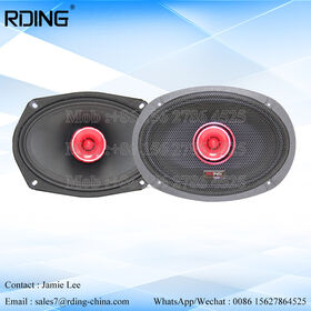 6x9 Pouce Coaxial De Voiture Haut-Parleur Max Puissance 300W 4 Ohm avec Avancée Klaxon Tweeter Technologie pour Treble Mid avec pilote balle