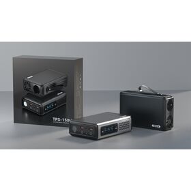 Power Station Portabel 150W Bagasi Kabin, Baterai Li-ion 138Wh 9600mAh, Cadangan Darurat Kantor Rumah, DC12V, Layar LCD USB, Tenaga Surya/Mobil