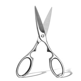 Tijeras de Cocina Multifunción Duraderas de Acero Inoxidable Completo, Mango Suave 430 con Abrebotellas de Cerveza