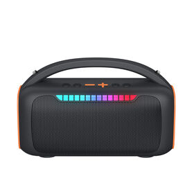 Fabricante OEM Altavoces Bluetooth 4500mAh Larga Duración Batería HIFI 24W KARAOKE BOOM BOX con Correas Largas y Micrófono para Fiestas y Exteriores