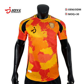 Jersey Sepak Bola Pria Custom Nama dan Nomor Pemain, Kemeja Sepak Bola Madrid