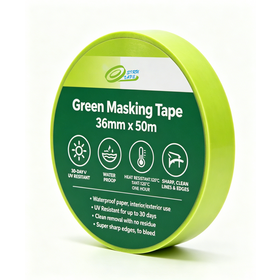 Ruban de Masquage Automobile Washi Vert Aoma 30 Jours Résistant aux UV pour Peinture et Construction