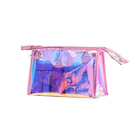 Tragbare durchsichtige Kulturtasche wasserdicht Kosmetiktasche mit Reißverschluss, Reise-Kosmetik-Organizer, Kulturbeutel für Damen und Herren