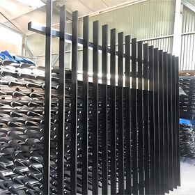 Panneaux de Clôture en Aluminium à Lattes Verticales/Lames pour Jardin, Prix Usine, Vente Chaude - Clôture à Lattes