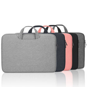 Fashion Women and Men's Business/Leisure Portable Laptop Sleeves Large Polyester Computer Bags with Handle Elegant Cover