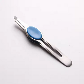 Pince à sourcils antidérapante en acier inoxydable de taille personnalisée - Ensemble d'outils de beauté pour sourcils