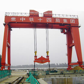 200 Ton Alto Desempenho Viga Dupla Shipbuilding Goliath Gantry Crane 500 Ton
