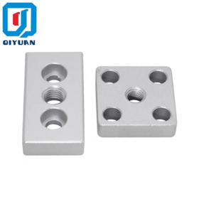Metal die casting parts Industrial aluminum profile accessories floor components - Foot connection plate /mounting plate