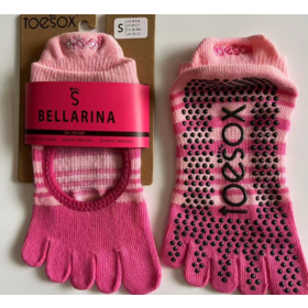 Wholesale toesox yoga socks, Pilates floor socks, split-toe training dance socks, fitness sports socks, hot-glued five-toe socks