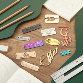 Etiquetas de Metal Personalizadas de Alta Qualidade com LOGOTIPO-Etiquetas Duráveis de Liga de Zinco para Vestuário e Acessórios (Amostras em Branco Grátis)