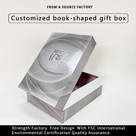 Caja de Regalo Personalizada - Caja Libro Magnética con Tapa Celestial - Caja de Embalaje de Cosméticos Exquisita y de Alta Gama