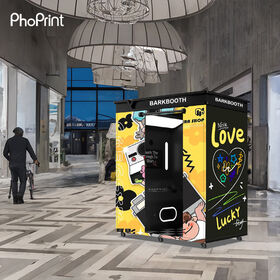 Vente chaude Corée Enfermer Photo Booth Imprimante instantanée Self Service Photo Booth Machine pour les centres commerciaux et événements banquets