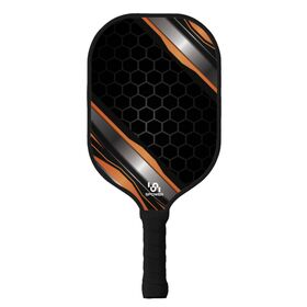 Raket Pickleball Profesional dengan Permukaan Serat Karbon dan Desain Grafis Definisi Tinggi