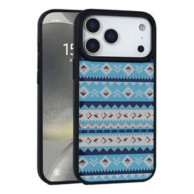 Stoßfeste TPU+PC Handyhülle mit Vintage Nordisch-Ethnisches Muster - Vollschutz für iPhone