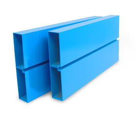Plafond Baffle en Aluminium Série 6000 Design de Mode Profil Coupe Couleur Personnalisable pour Plafond Suspendu Flottant
