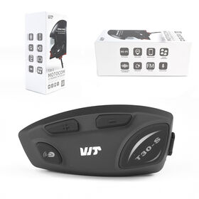 TOUCARE T30S Premium Bluetooth Motorcycle Intercom | IPX Waterproof Active Noise Cancellation Long-Range Hi-Fi Stereo Headset