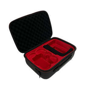 Boîtier de Drone EVA Personnalisé avec Surface en Cuir PU et Insert en Mousse de Précision