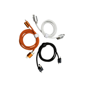 Cable Magnético de Carga Rápida 4 en 1 de Aluminio de Alta Velocidad 240W, Nuevo Diseño 2026, Cargador Metálico para Dispositivos Móviles