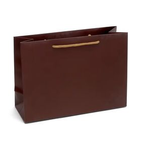 Custom Paper Bag with Gold Foil Logo Luxury Paper for Clothing Packaging Gift Shopping Bag Paper Bag With Cotton Handle