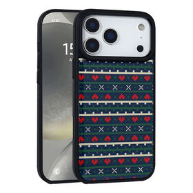 Bohemian Ethno-Muster Magnetische Handyhülle für iPhone, stoßfeste TPU+PC-Schutzhülle mit Vintage-Nordic-Fair-Isle-Design