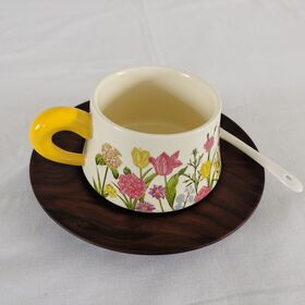 Bandeja redonda de madera para snacks - Bandeja de madera para frutos secos - Bandeja de madera como posavasos - Bandeja pequeña de madera personalizada - Bandeja de madera