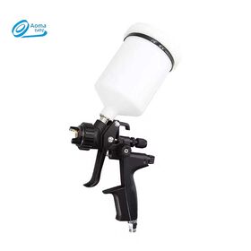 Pistolet à Peinture à Haute Atomisation pour Voiture, Aérographe à Alimentation Automatique, Pistolet de Pulvérisation d'Air pour Peinture Automobile et Meubles Aoma