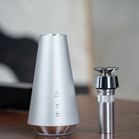 Boîtier Entièrement Métallique, Marche/Arrêt Automatique Intelligent, Lumière Intégrée, Couleur et Boîte Cadeau Personnalisées, Diffuseur Portable d'Huiles Essentielles pour la Maison et la Voiture